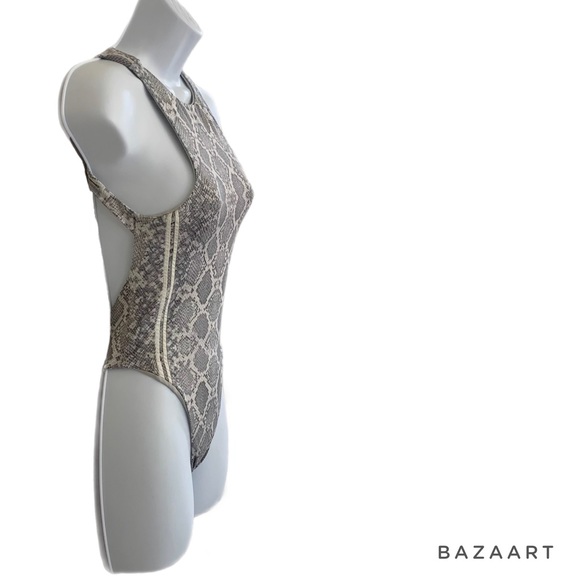 Frankies Bikinis Coastline Python One Piece Bikini - Picture 6 of 7